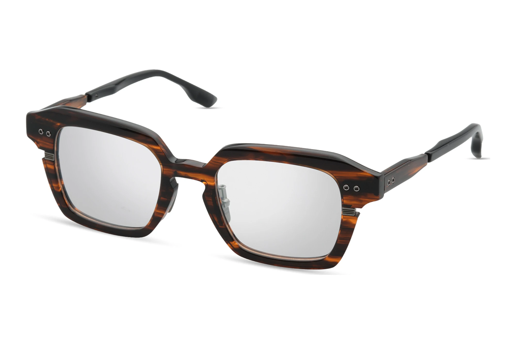 DITA   DTX-731 02A FIRE SWIRL - BRUSHED DARK GUN - BLACK