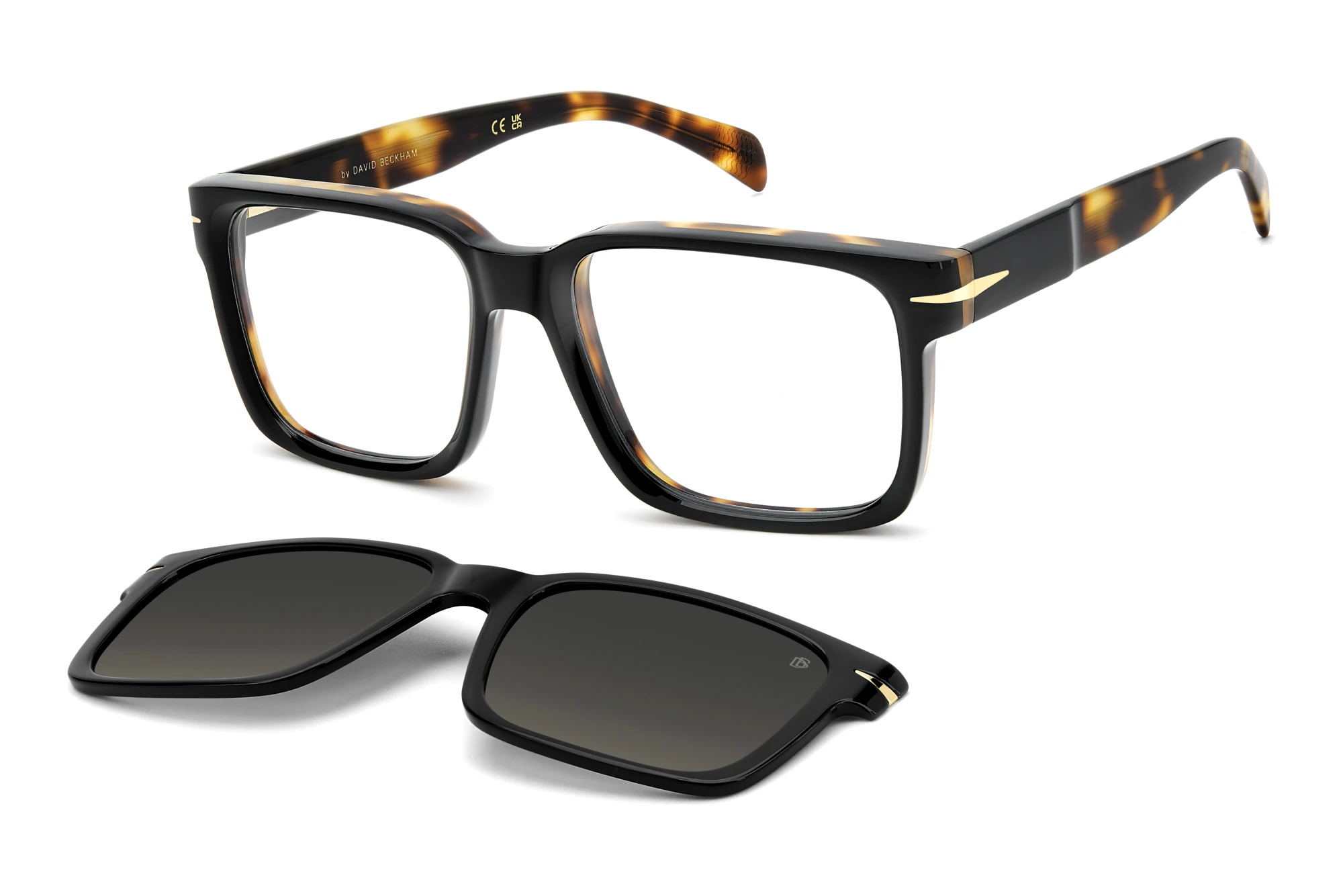 David Beckham   DB 7163/C WR7 BLACK HAVANA