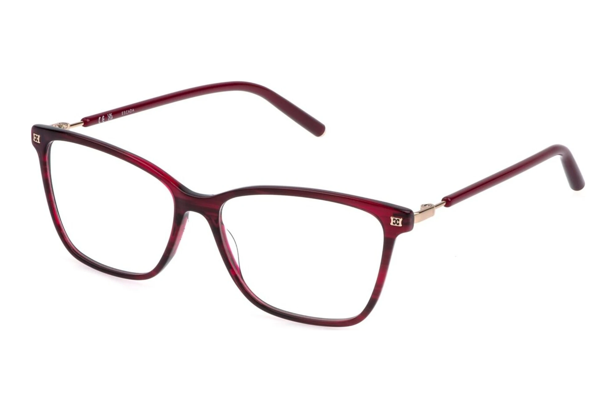Escada   VESG34 09PH SHINY STRIPED BORDEAUX RED