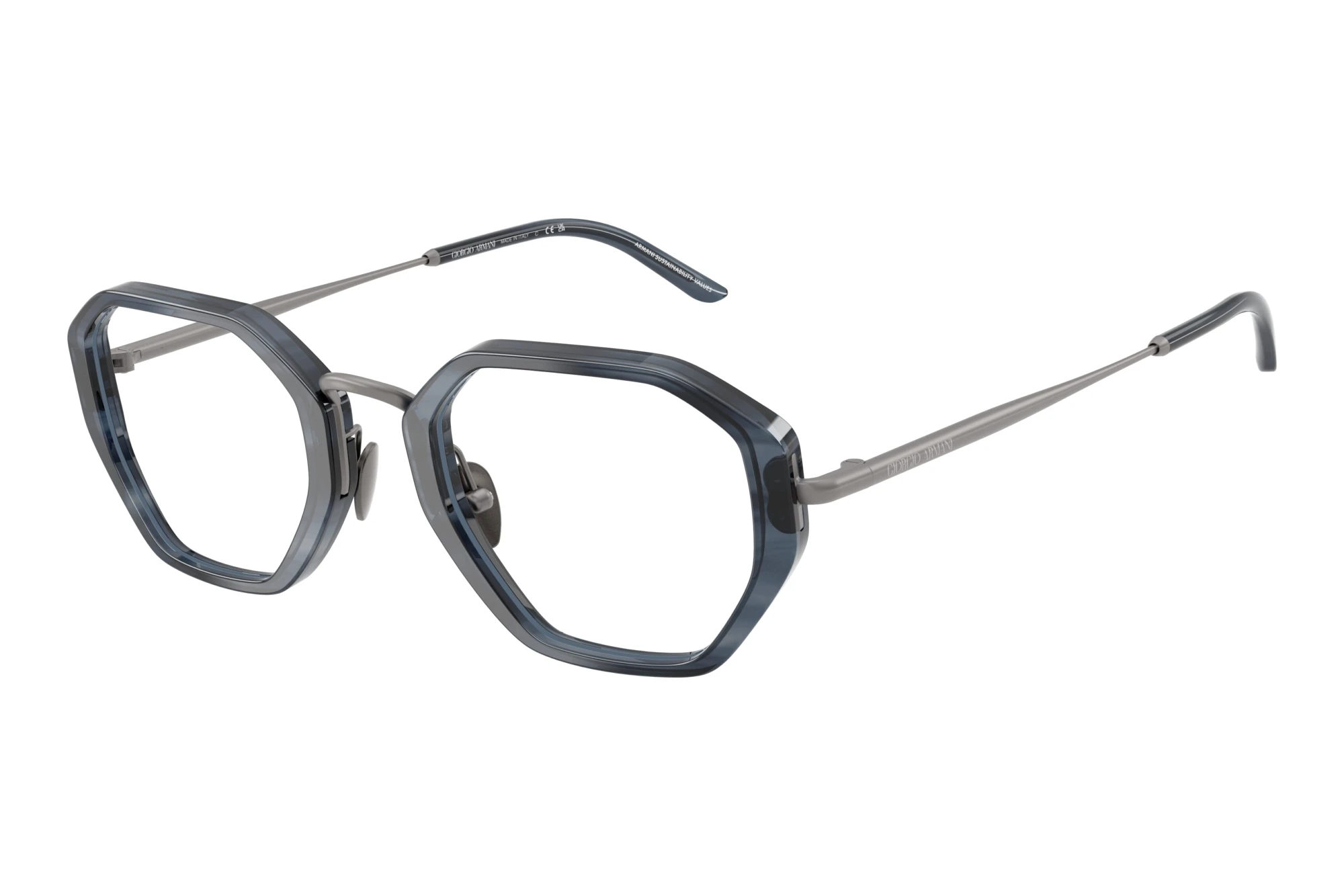 Giorgio Armani   AR7282 6303 Striped Smoke