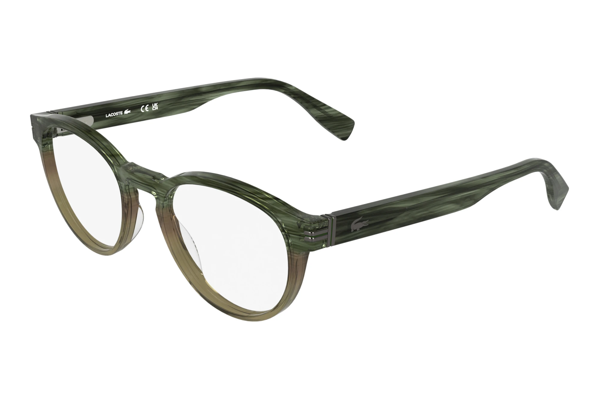 Lacoste   L4023 313 STRIPED GRADIENT OLIVE BROWN