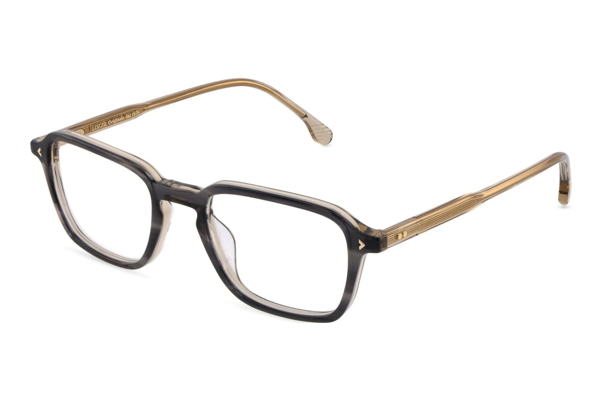 Lozza   VL4434 07HI SHINY STRIPED GREY/BROWN