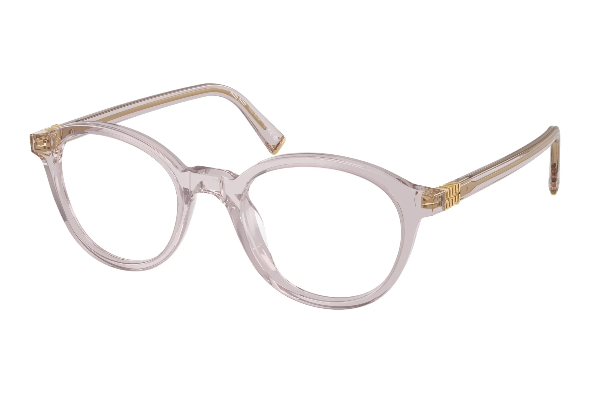 Miu Miu   MU 02WV 12W1O1 Mauve Trasparente
