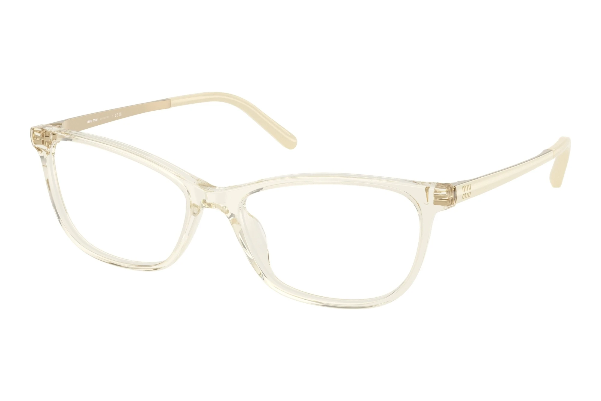 Miu Miu   MU 09ZV 12X1O1 Champagne Transparent