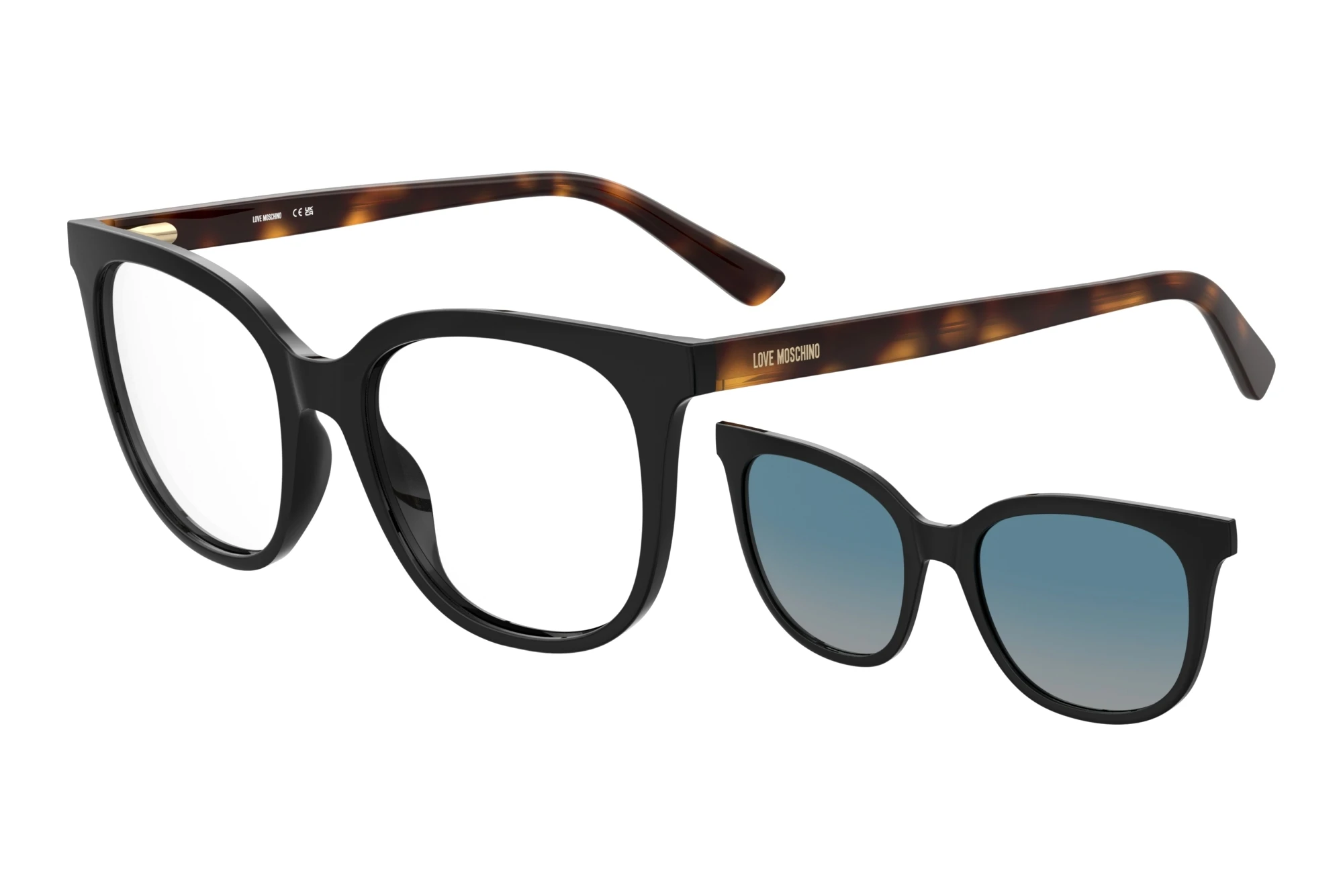 Moschino   MOL681/C WR7 BLACK HAVANA