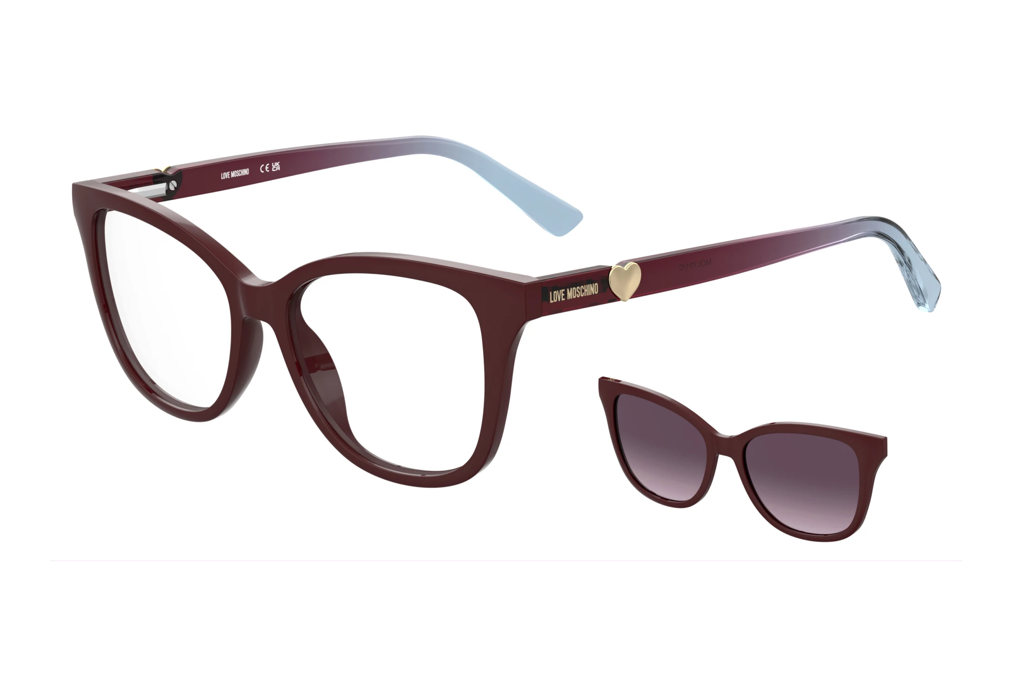 Moschino   MOL701/C LHF BURGUNDY