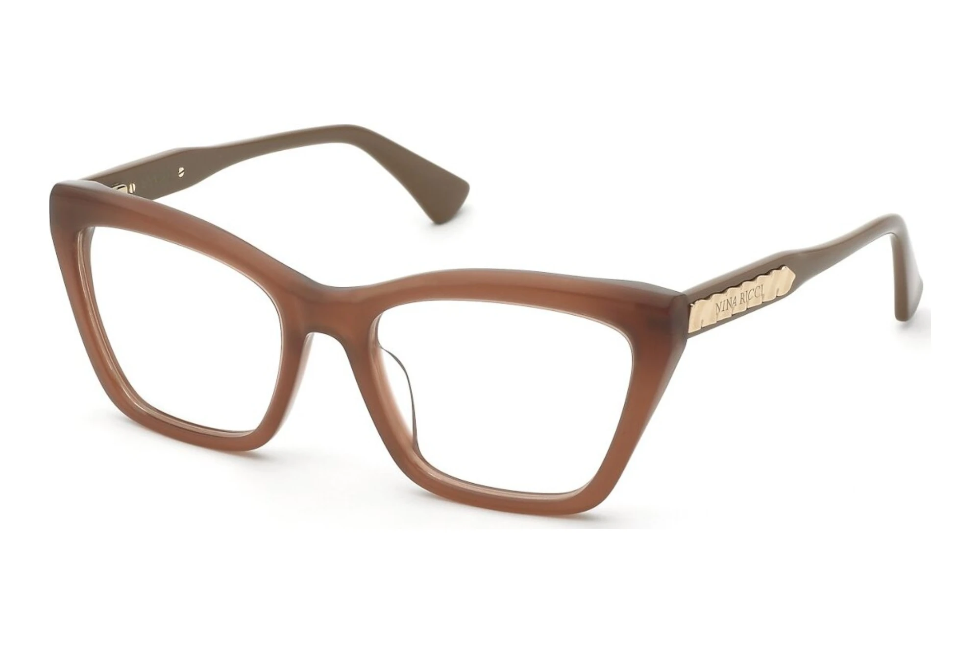 Nina Ricci   VNR447 08YL SHINY OPAL BROWN