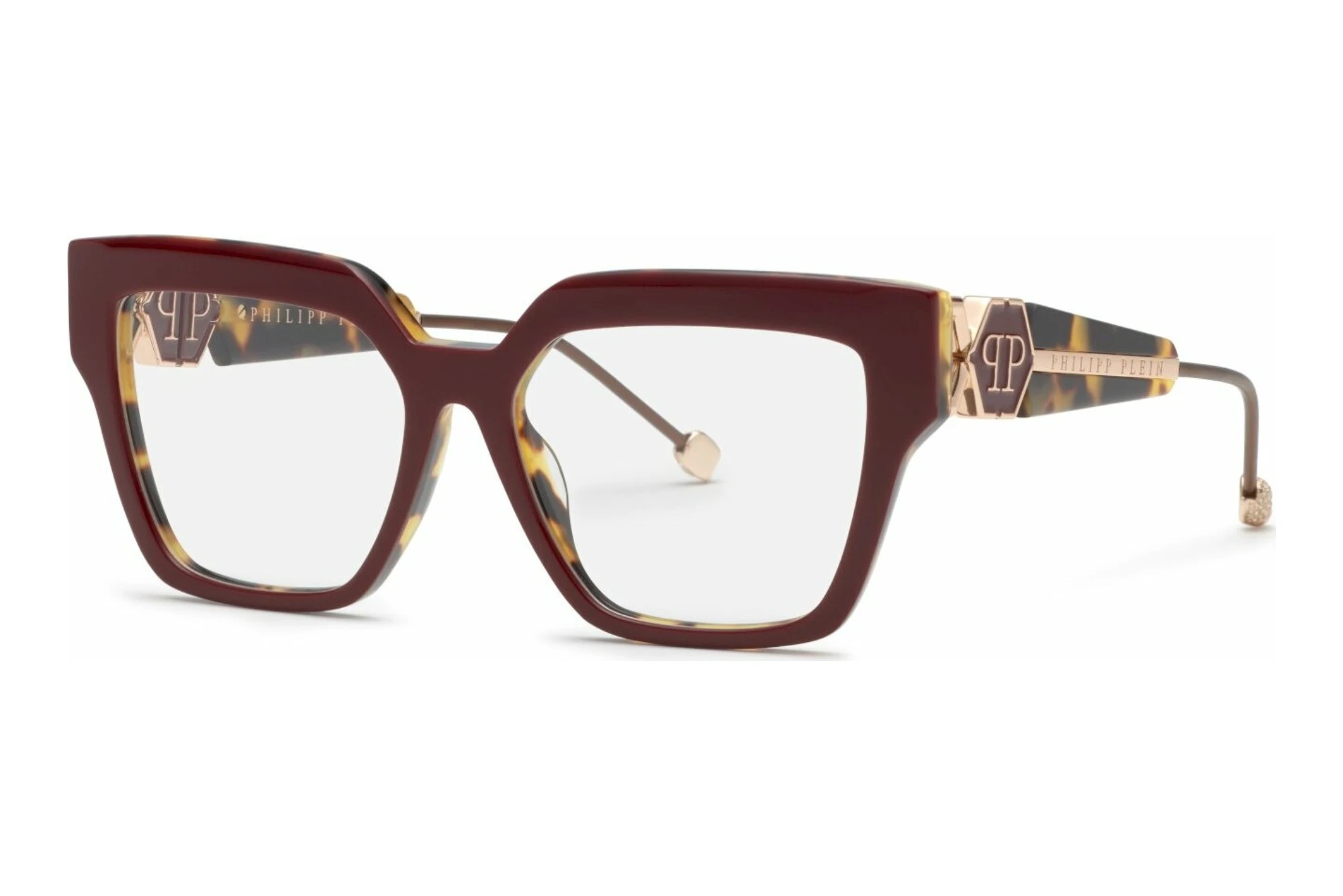 Philipp Plein   VPP165S 0U86 BORDEAUX TOP+HAVANA
