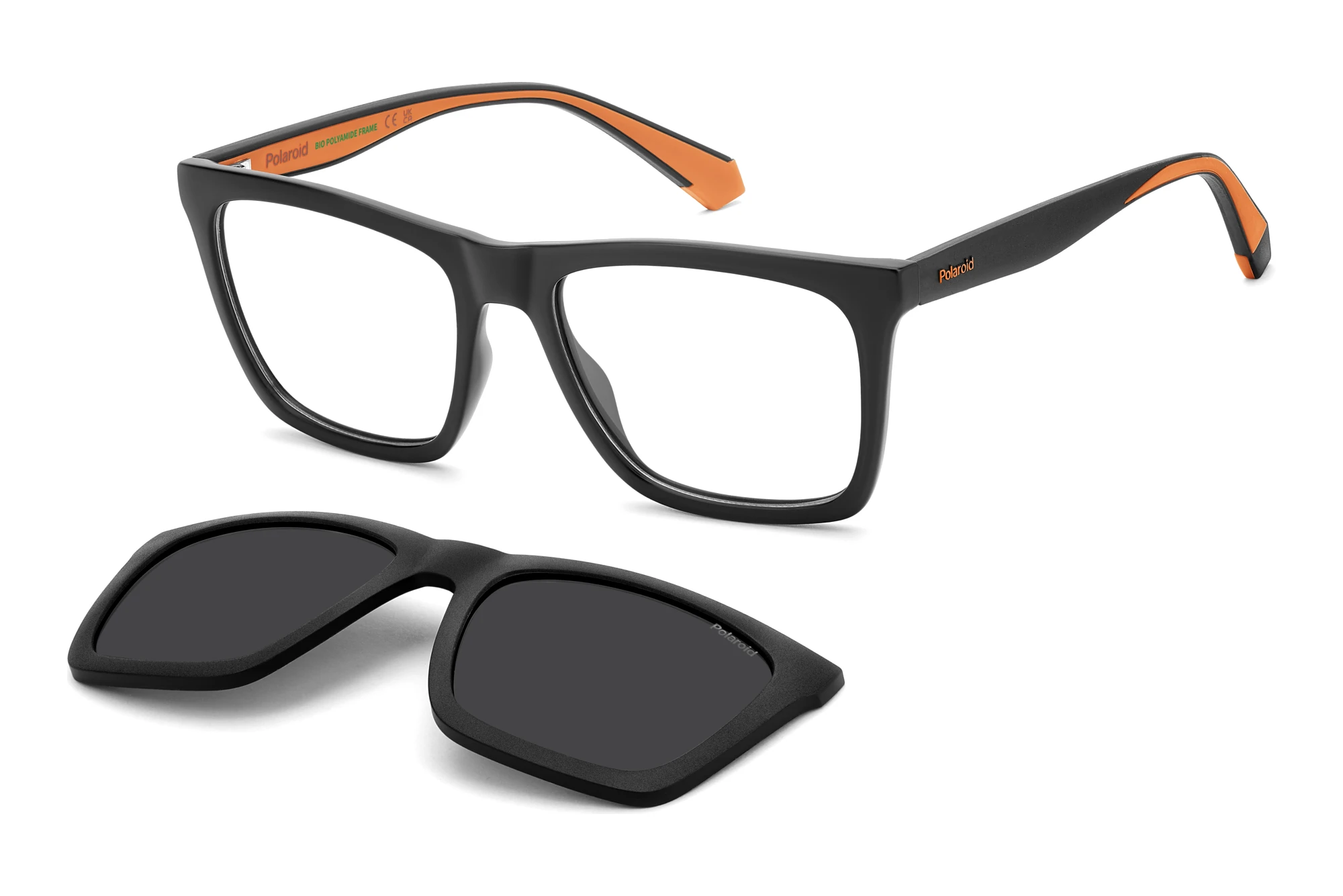 Polaroid   PLD D591/C RC2 MATTE BLACK ORANGE