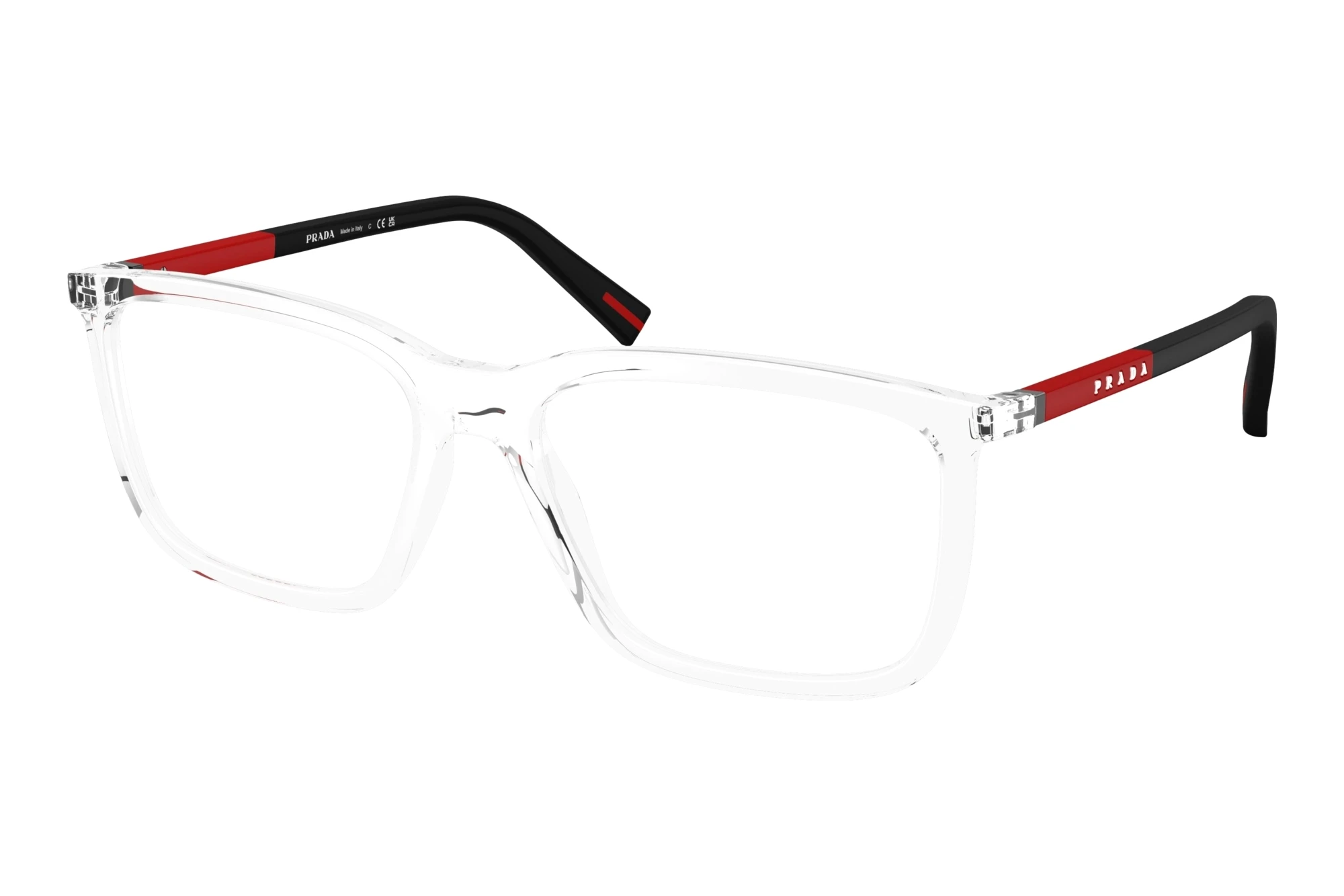 Prada Linea Rossa   PS 01SV 2AZ1O1 Crystal