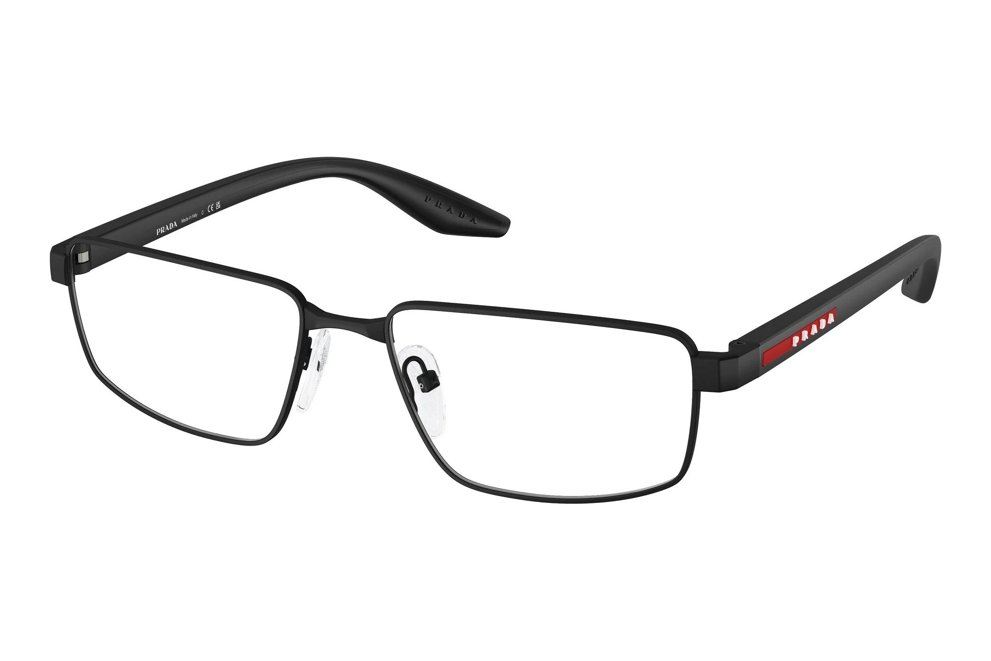 Prada Linea Rossa   PS 52RV DG01O1 Black Rubber
