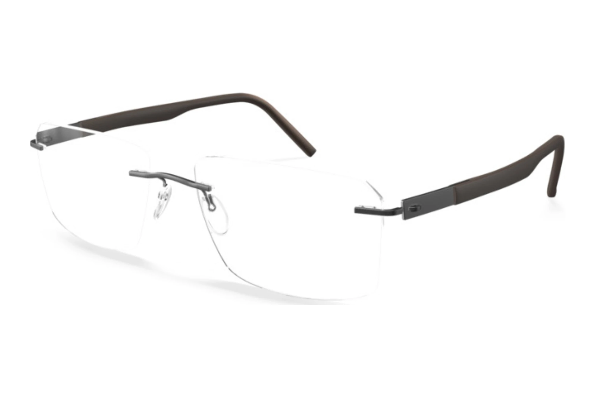 Silhouette   5535-IL 6561 Ruthenium / Dark Brown