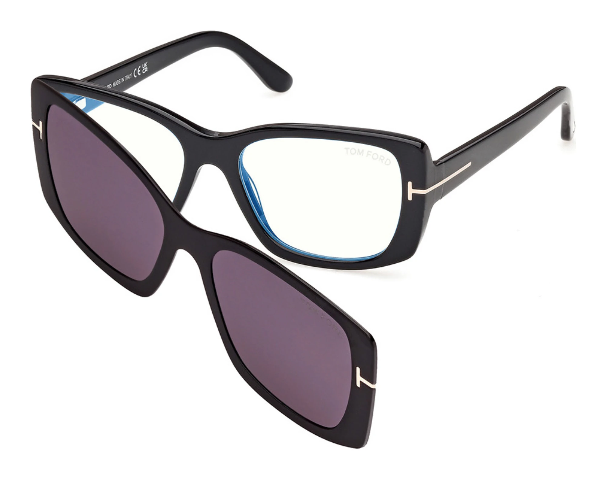 Tom Ford   FT6176-B 001 Glänzend Schwarz