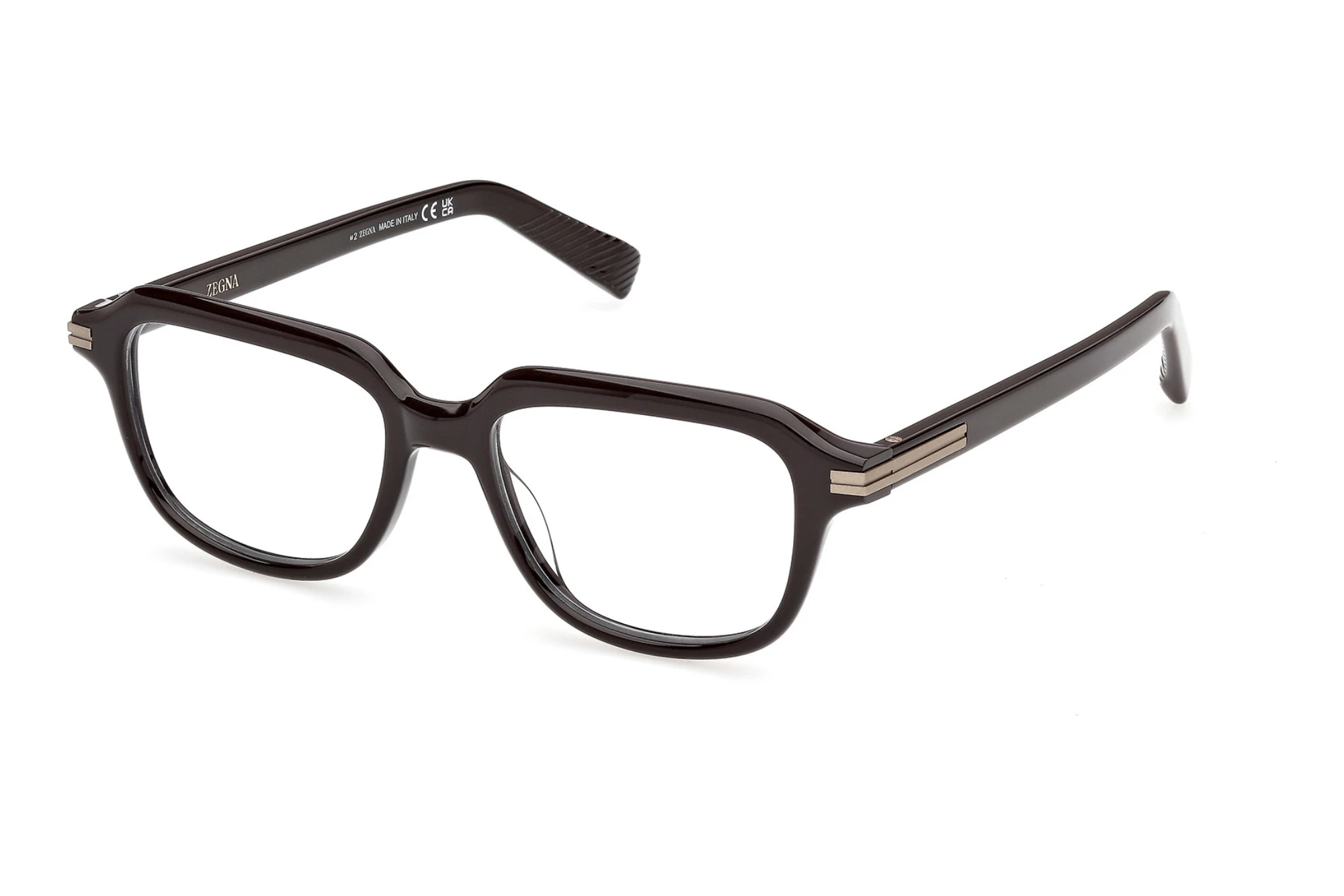 Zegna   EZ5345 048 Glänzend Dunkelbraun