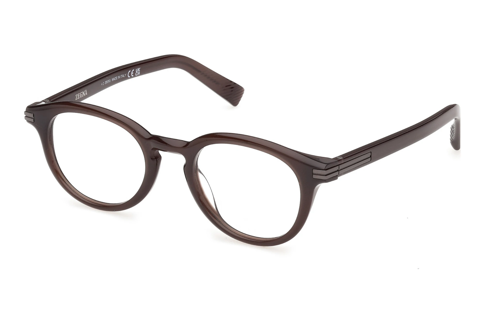 Zegna   EZ5346 048 Glänzend Dunkelbraun