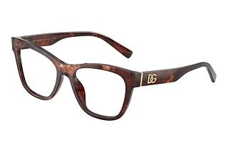 Dolce & Gabbana DG3430 3222 Dark Red Havana