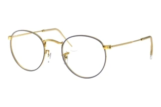 Vue de face Ray-Ban ROUND METAL (RX3447V - 3105)