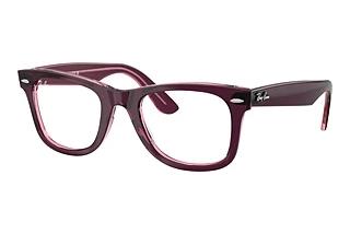 Ray-Ban RX4340V 8364 Violet On Transparent Pink