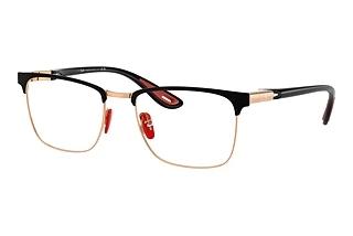 Ray-Ban RX6621M F132 Black On Rose Gold
