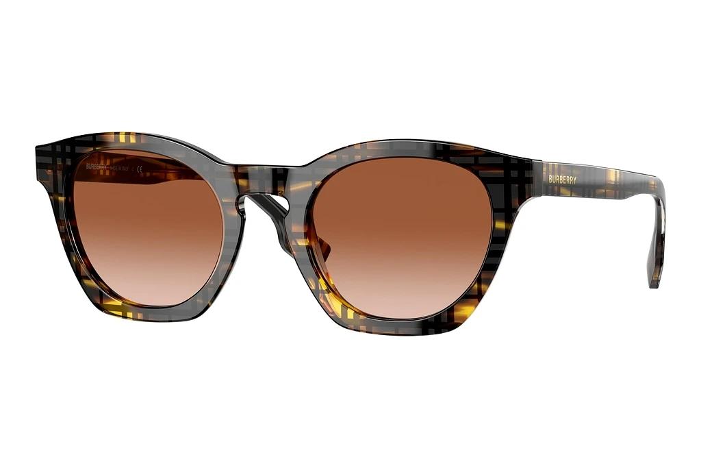 Burberry   BE4367 398113 Brown GradientTop Check/Striped Brown