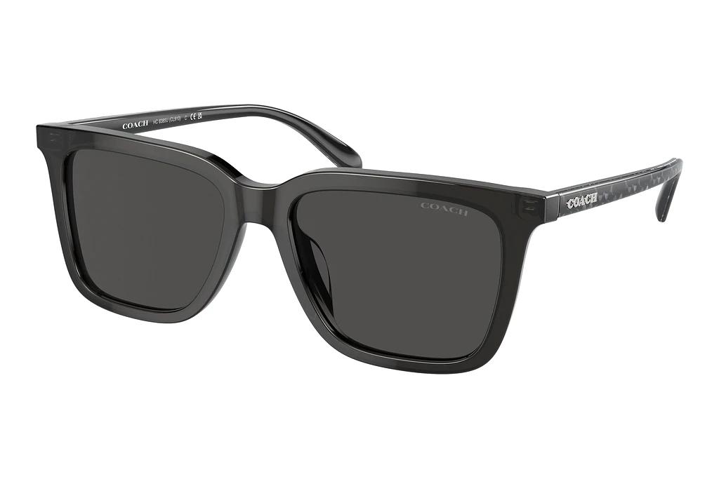 Coach   HC8385U 579387 Grey SolidTransparent Dark Grey