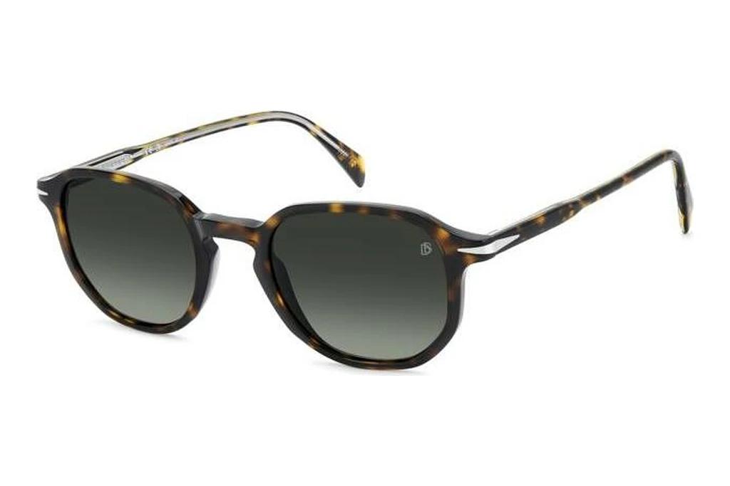 David Beckham   DB 1140/S 086/LB GREEN SHADED POLARIZEDHAVANNA