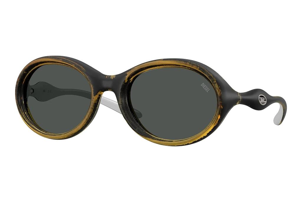 Diesel   DL3009U 203087 Dark GreyYellow Metallic