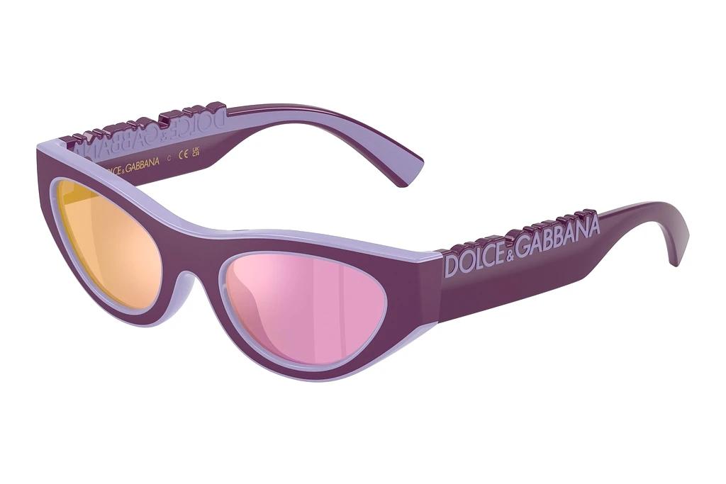 Dolce & Gabbana   DX6012 33601T Pink Mirror Rose GoldViolet Rubber/Lillac