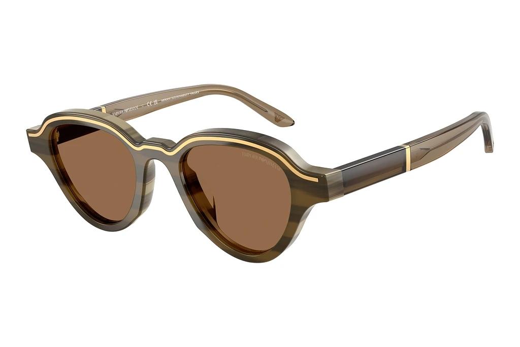 Emporio Armani   EA4264U 633873 Light BrownBrown On Striped Beige