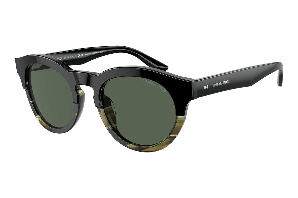 Giorgio Armani   AR8189U 600771 Dark GreenBlack/Striped Green