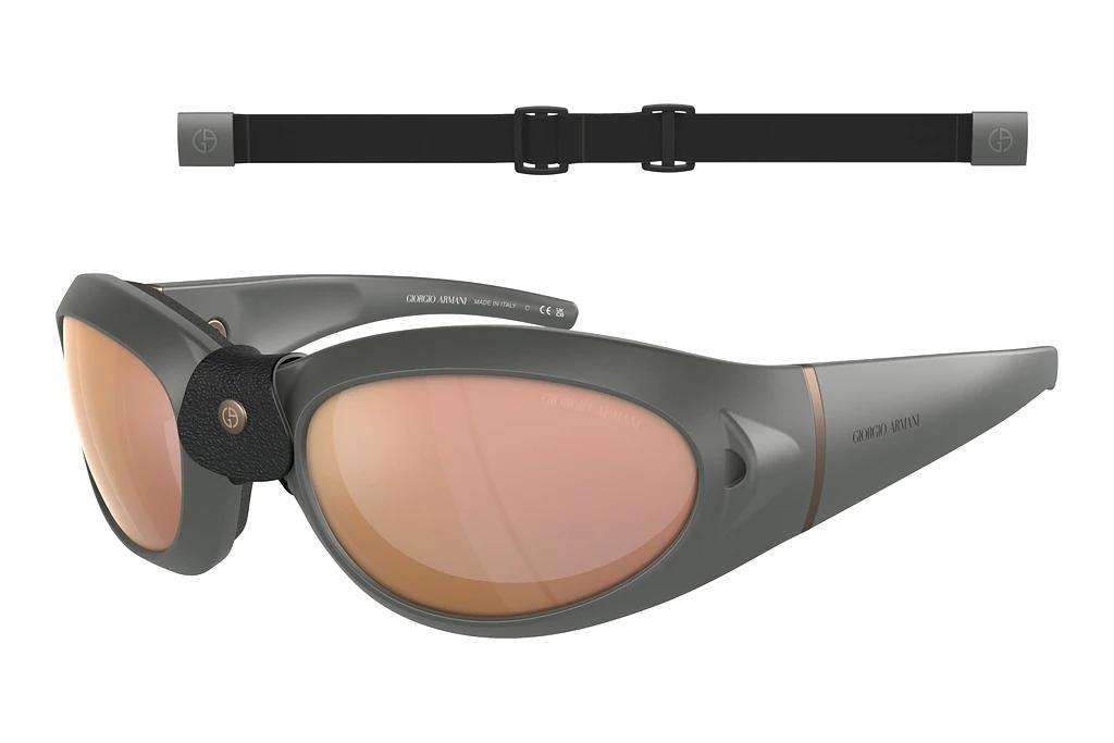 Giorgio Armani   AR8201Q 60504Z Grey Mirror Rose GoldMatte Mud
