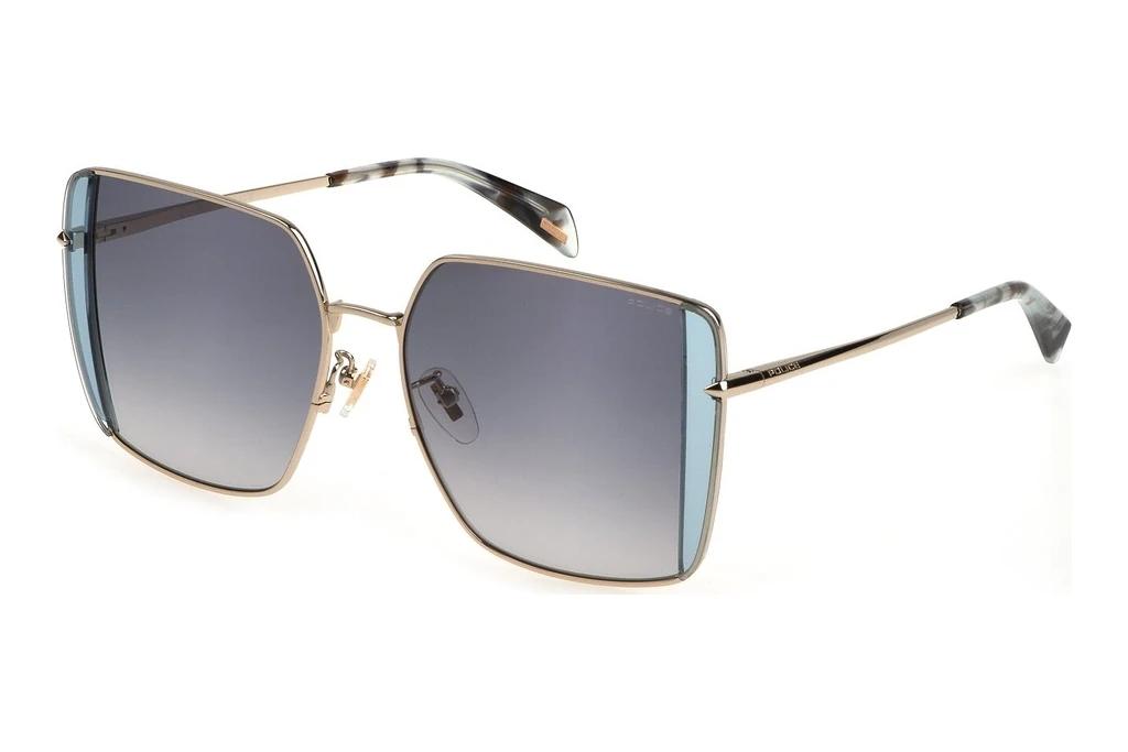 Police   SPLL37 0594 BLUE GRADIENTSHINY LIGHT GOLD