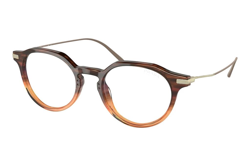 Prada   PR 12YS 13B05R Photo Clear BrownMoro Gradient Amber