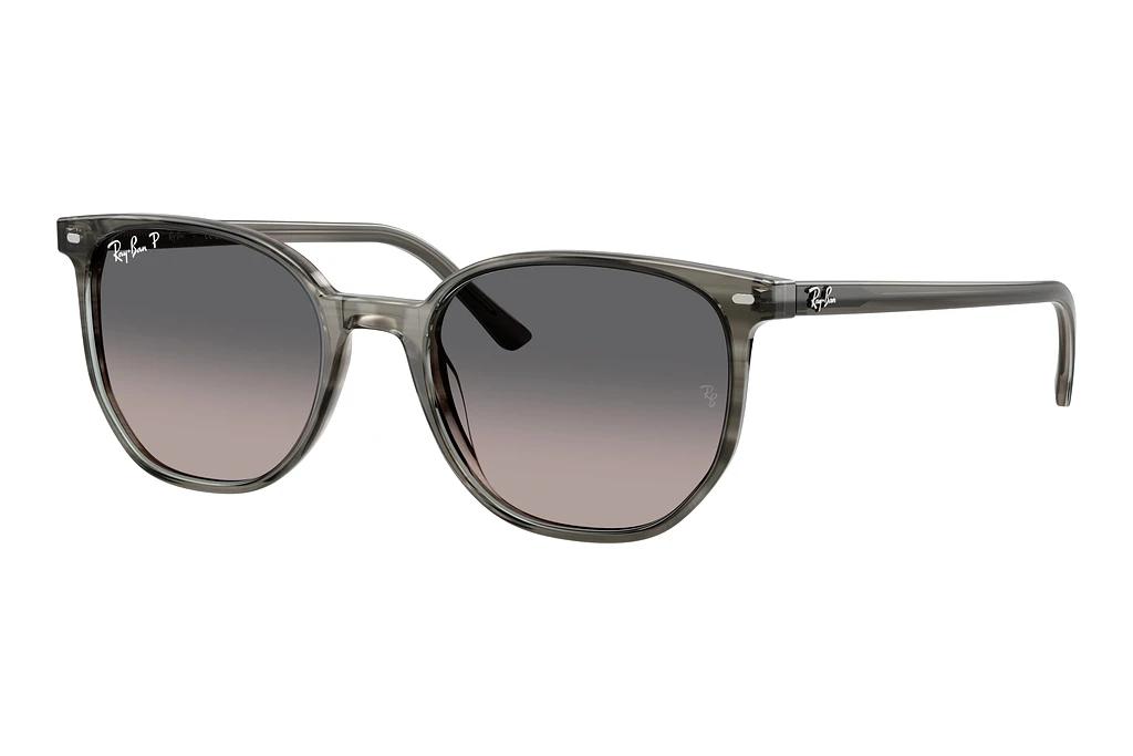 Ray-Ban   RB2197 1438M3 Polarized Grey GradientStriped Grey