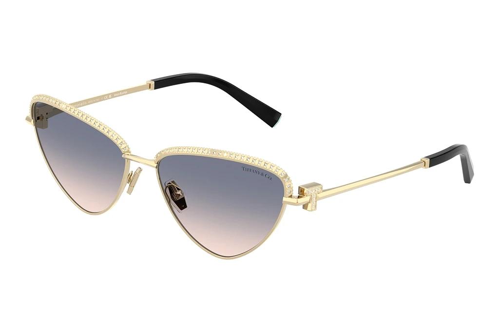 Tiffany   TF3107KB 622116 Light Brown Gradient BluePale Gold Plated
