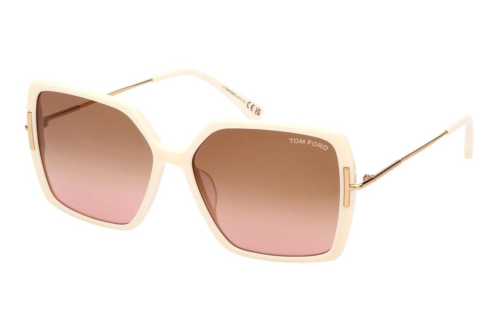 Tom Ford   FT1039 25F braun verlaufendGlänzend Elfenbein