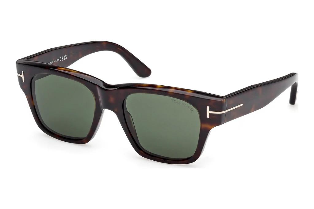 Tom Ford   FT1280 52N grünDunkel Havanna