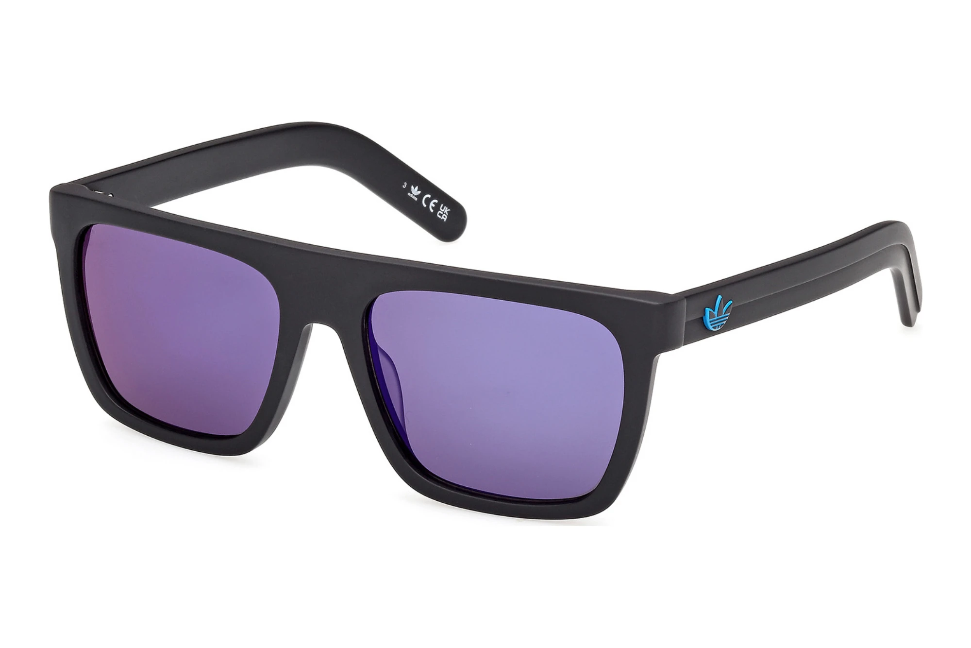 Adidas Originals   OR0140 02X blau verspiegeltMatt Schwarz