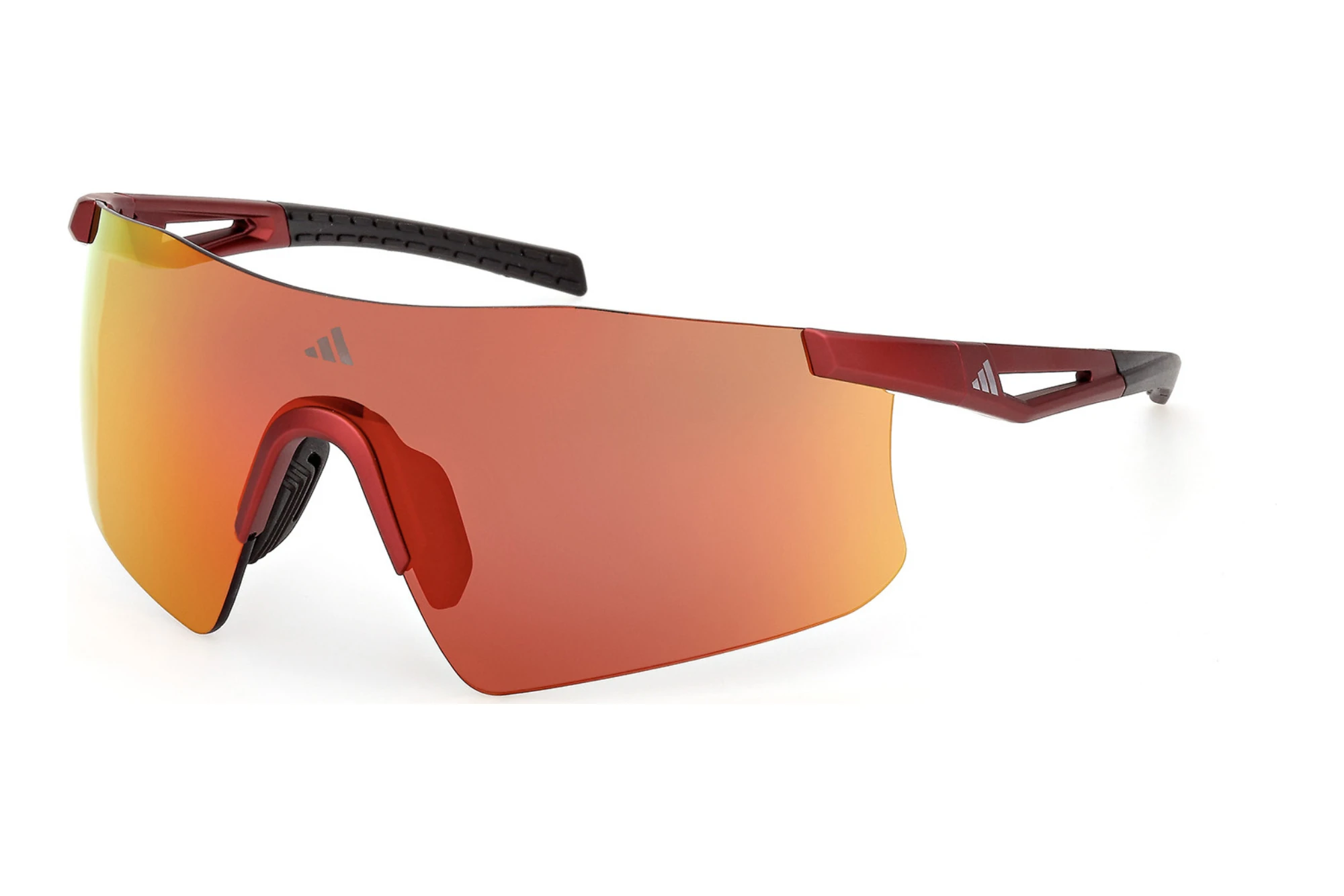 Adidas   SP0122 67L roviex verspiegeltMatt Dunkel Rot
