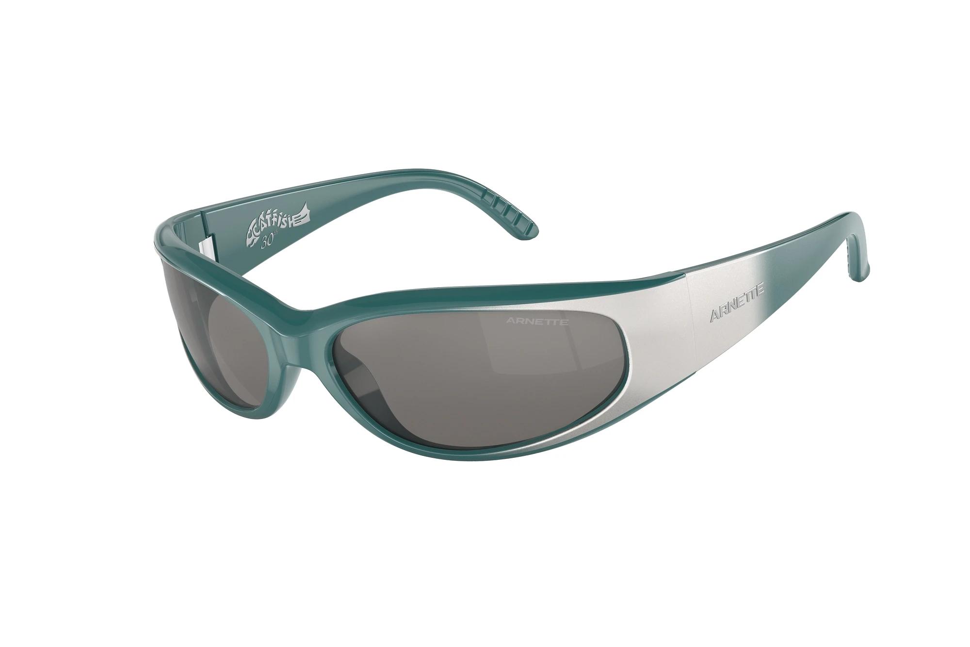 Arnette   AN4302 28176G Light Grey Mirror Silver 80Green Gradiant Metal Silver