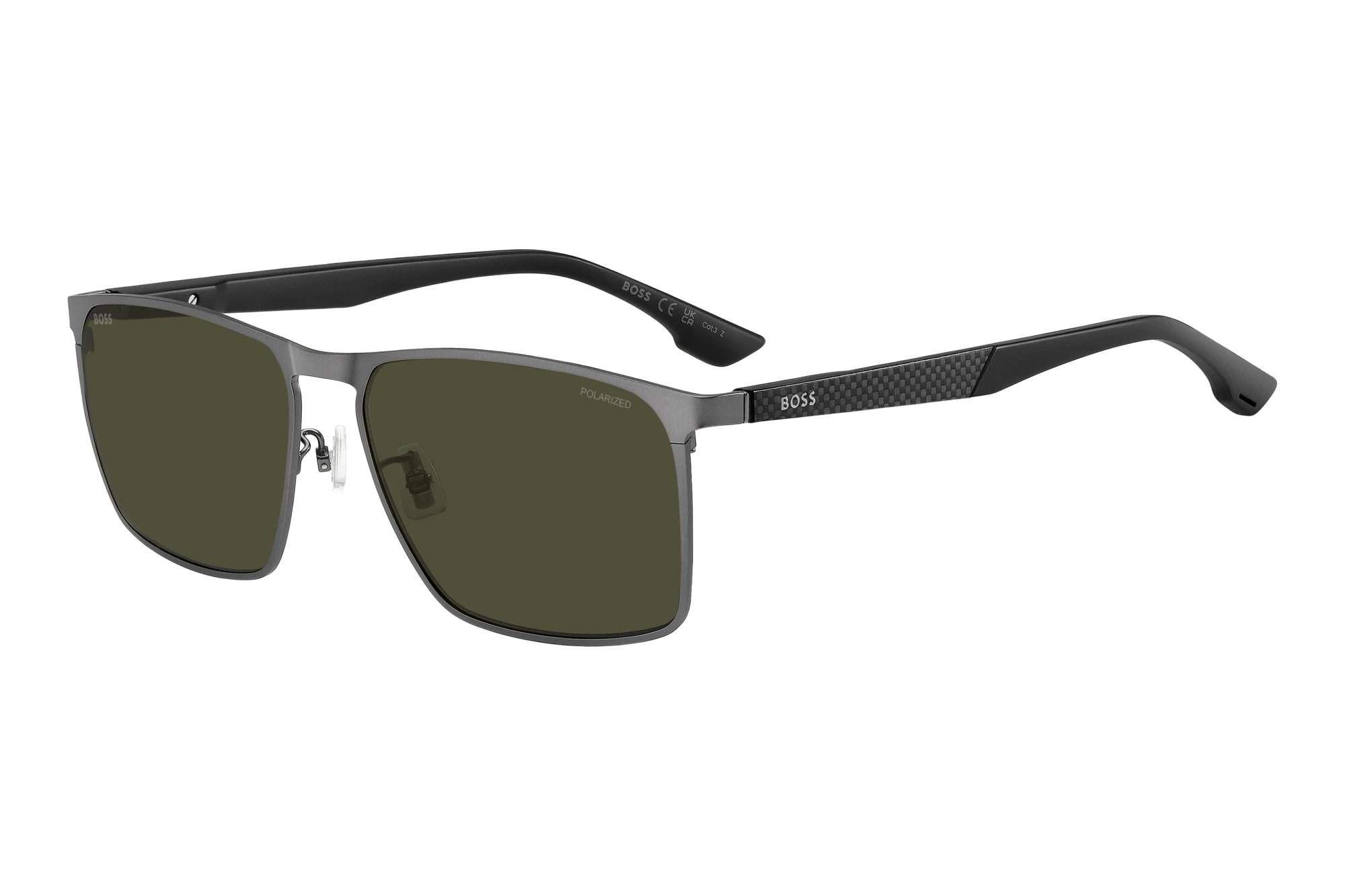 Boss   BOSS 1913/G/S R80/L7 GREEN POLARIZED HIGH CONTRASTMATTE DARK RUTHENIUM