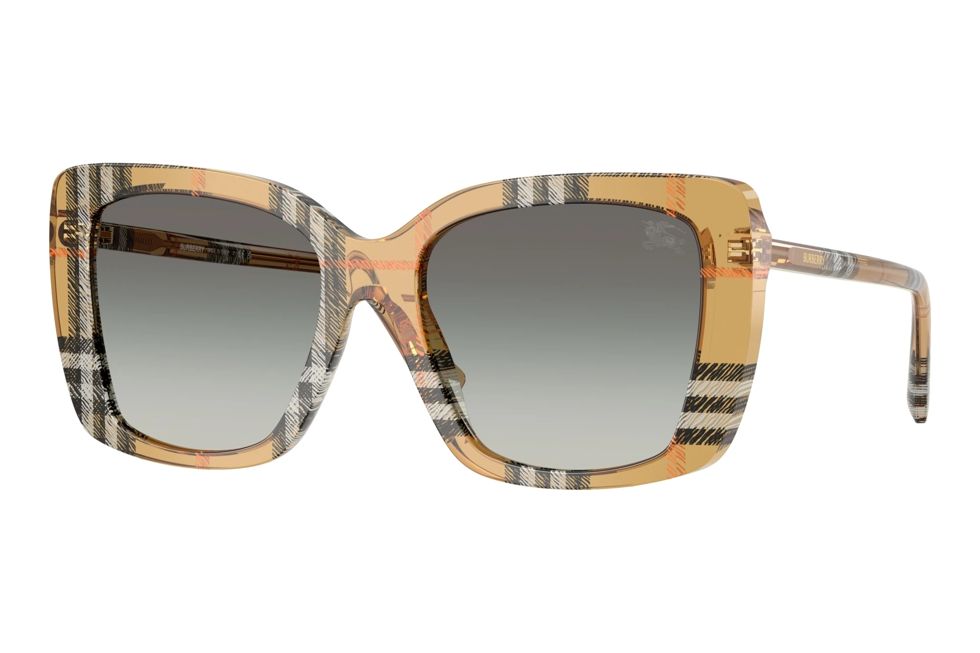 Burberry   BE4456 416311 Grey GradientCheck Sand