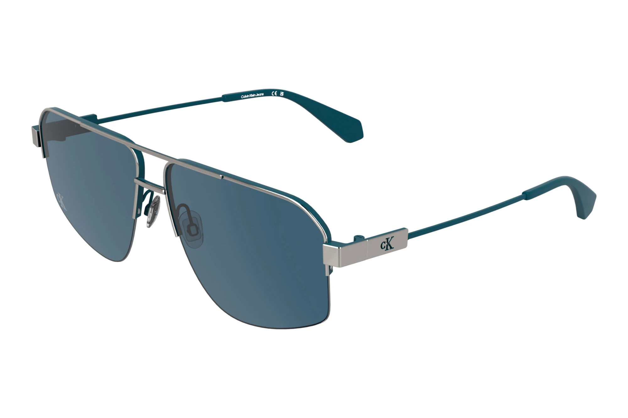 Calvin Klein   CKJ26221S 021 _CKJ26221SLIGHT RUTHENIUM/PETROL