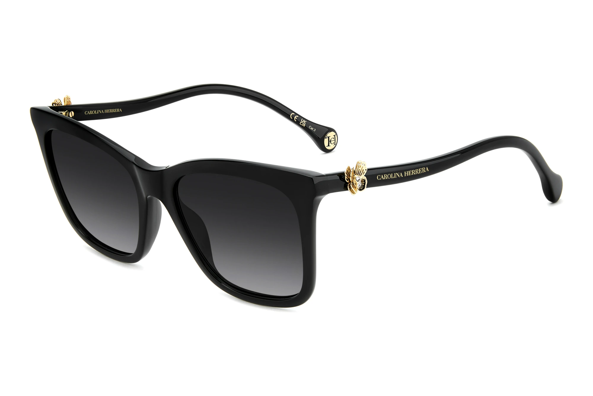 Carolina Herrera   HER 0394/G/S 807/9O DARK GREY SHADEDBLACK