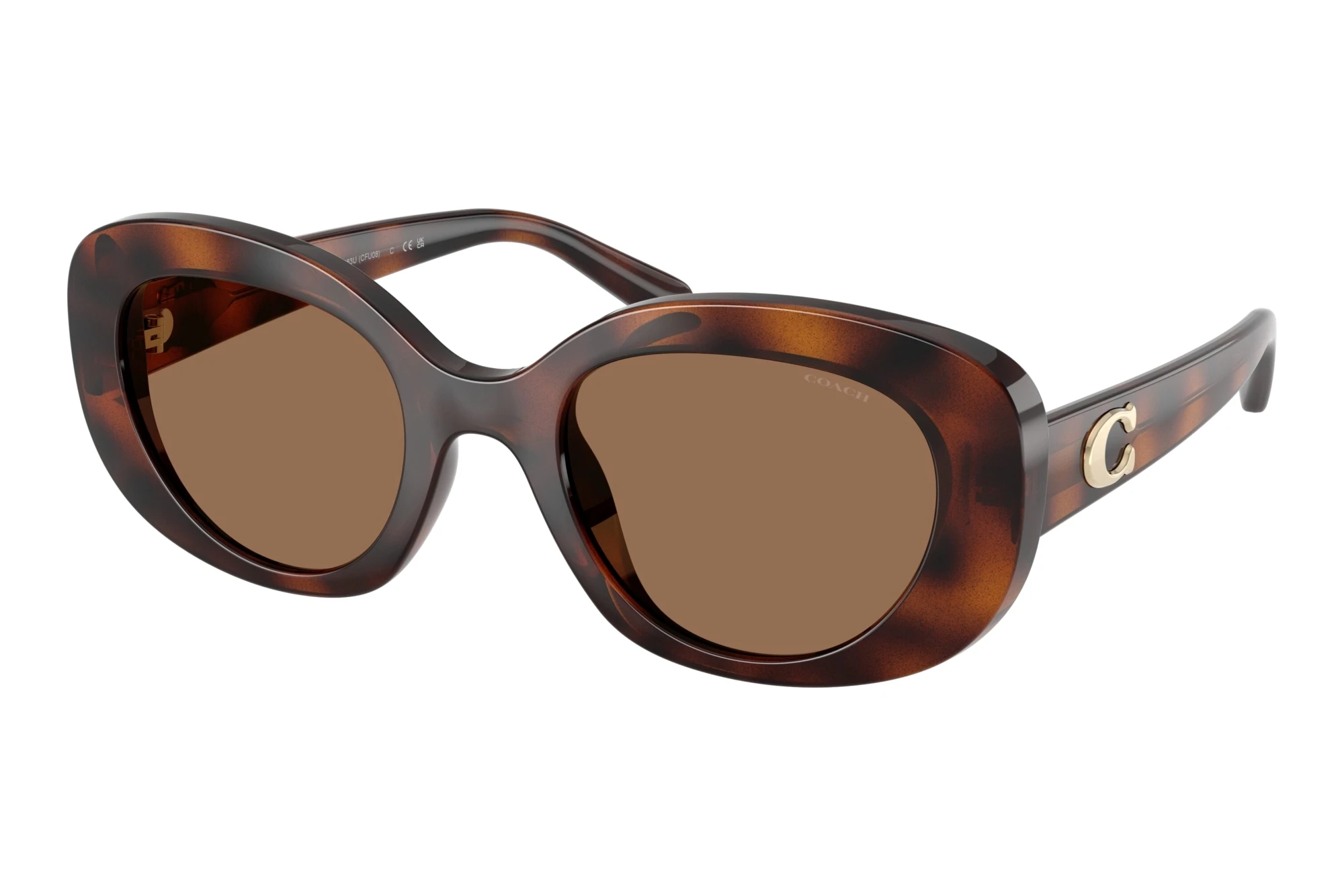 Coach   HC8463U 512073 Brown SolidDark Tortoise