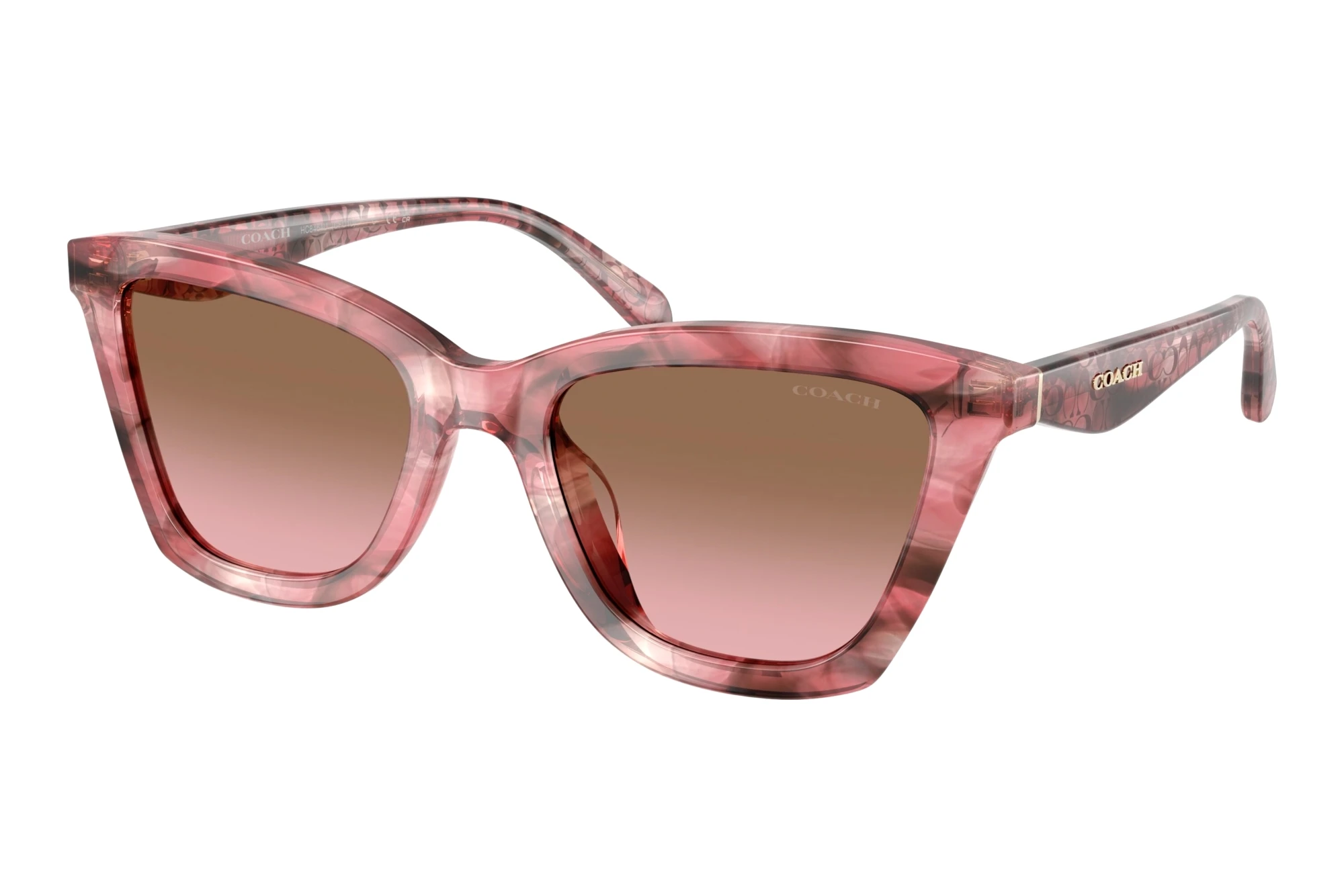 Coach   HC8464U 596414 Brown Pink GradientRose Watercolor