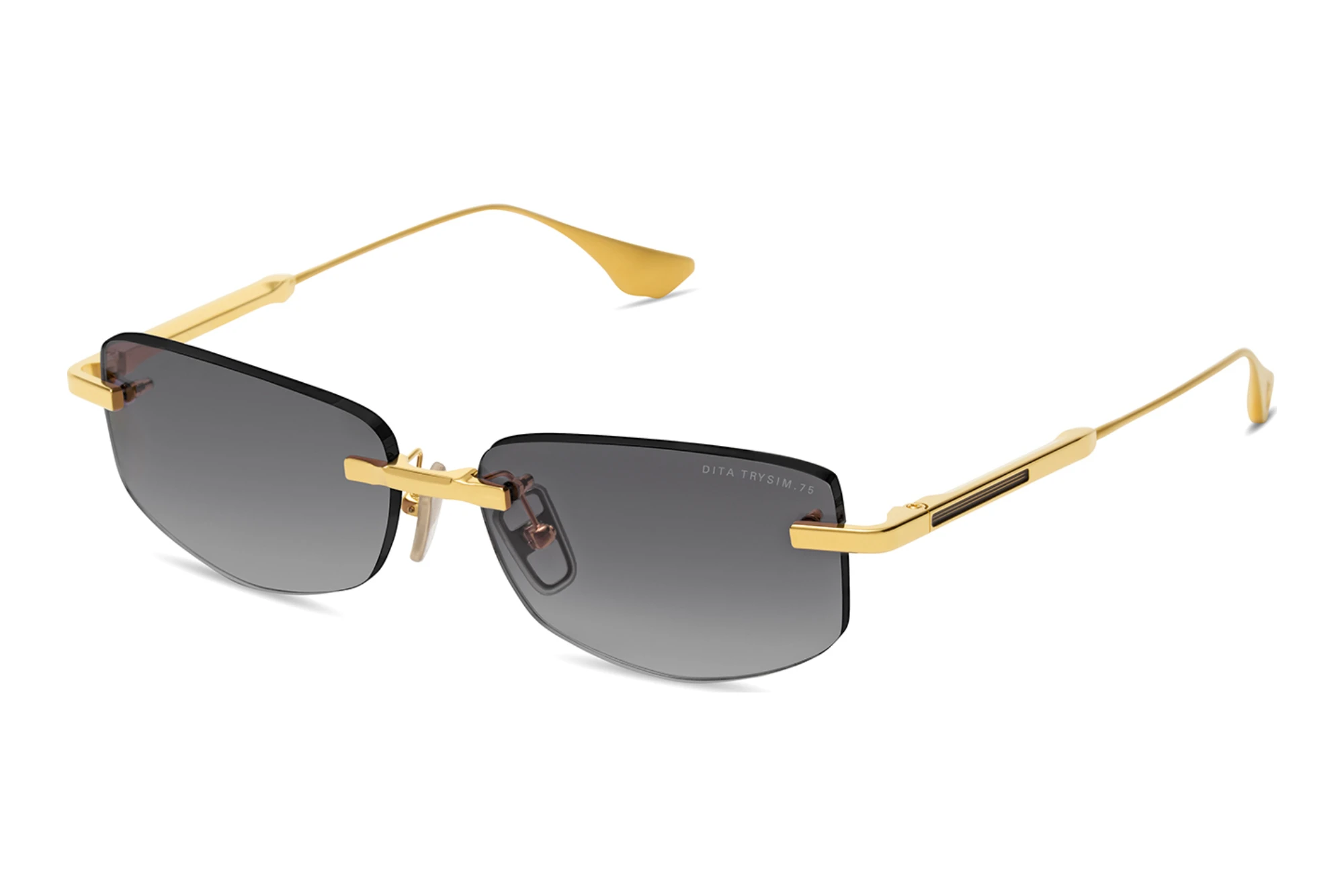 DITA   DTS-182 01A DARK GREY TO CLEAR GRADIENTYELLOW GOLD