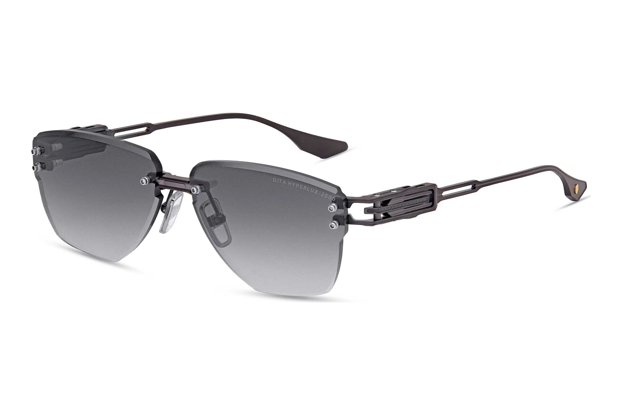 DITA   DTS-197 01A GREY TO CLEAR GRADIENTBLACK IRON - BLACK