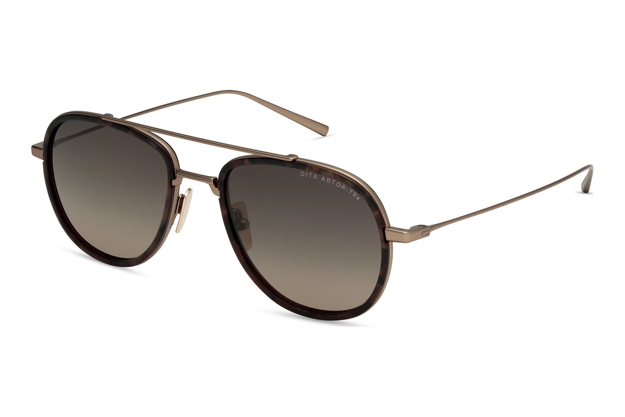 DITA   DTS-473 03A WOODLAND BROWN GRADIENTMATTE CHAMPAGNE - DESERT ABALONE