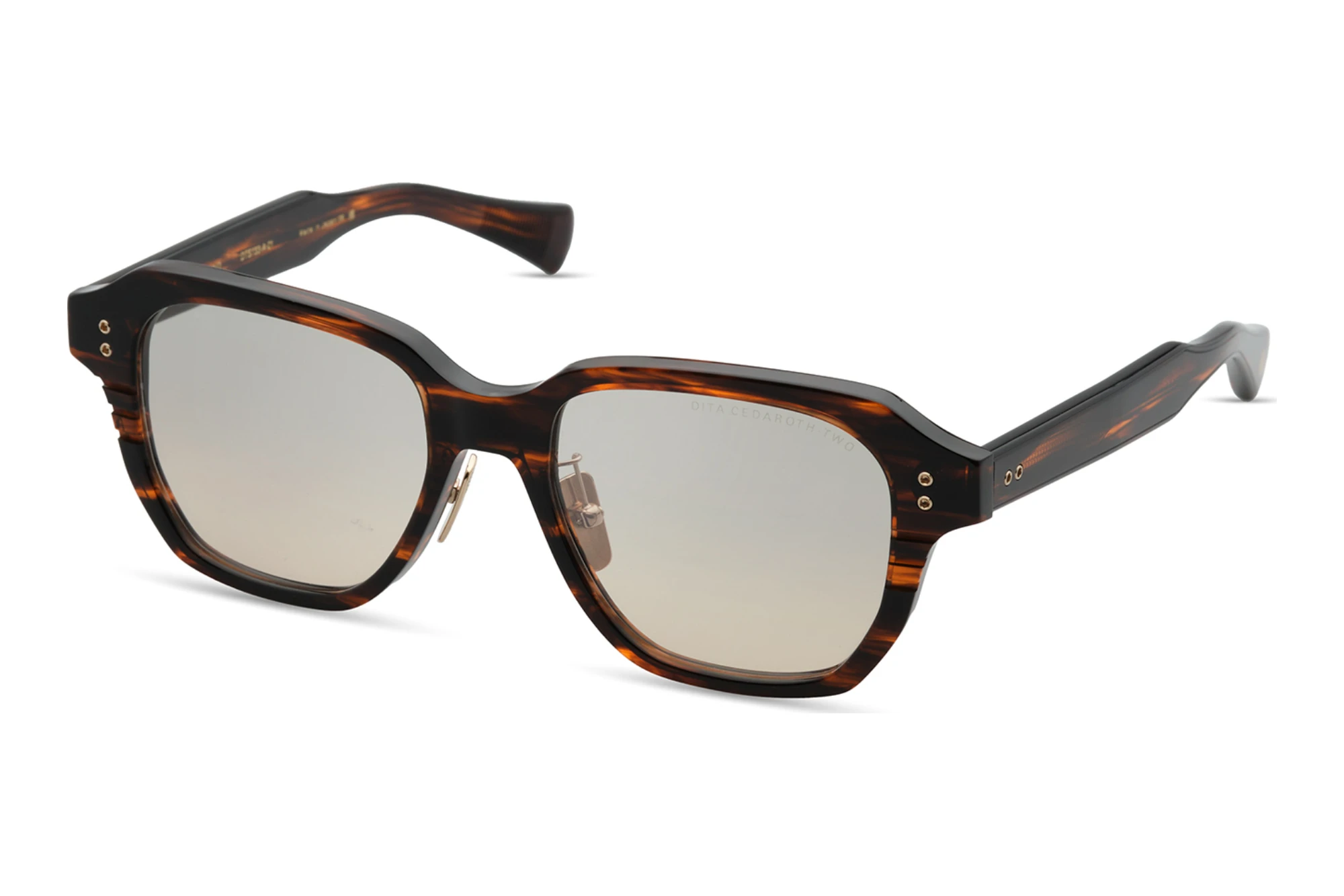 DITA   DTS-733 01A GREY TO ORANGE GRADIENT PHOTOCHROMATICFIRE SWIRL